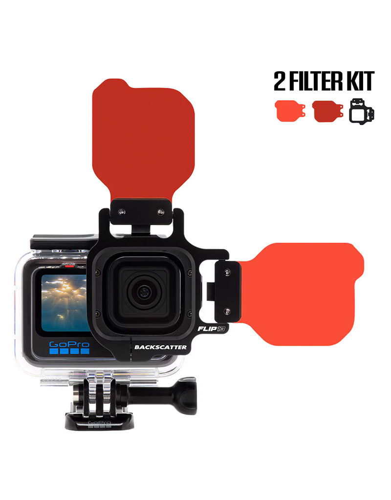 Backscatter Backscatter FLIP13 Two Filter Kit with DIVE & DEEP Filters for GoPro HERO