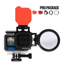 Backscatter Backscatter FLIP13 Pro Package with DIVE & DEEP Filters & +15 MacroMate Mini Lens for GoPro HERO