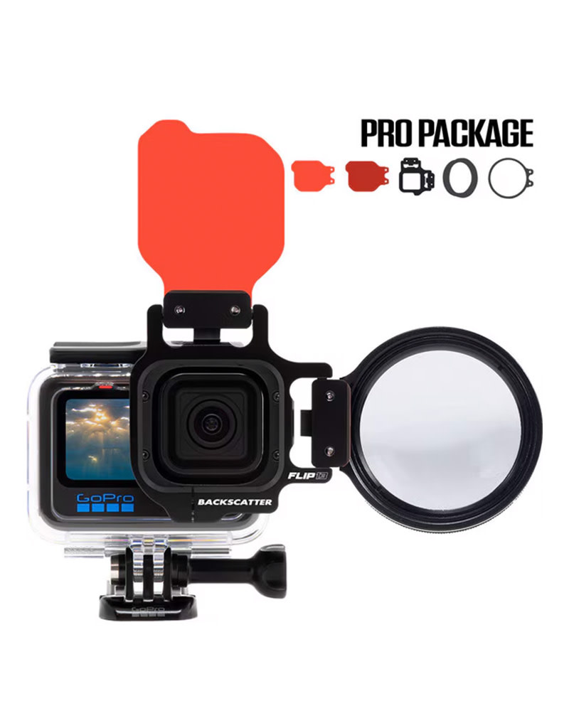 Backscatter Backscatter FLIP13 Pro Package with DIVE & DEEP Filters & +15 MacroMate Mini Lens for GoPro HERO
