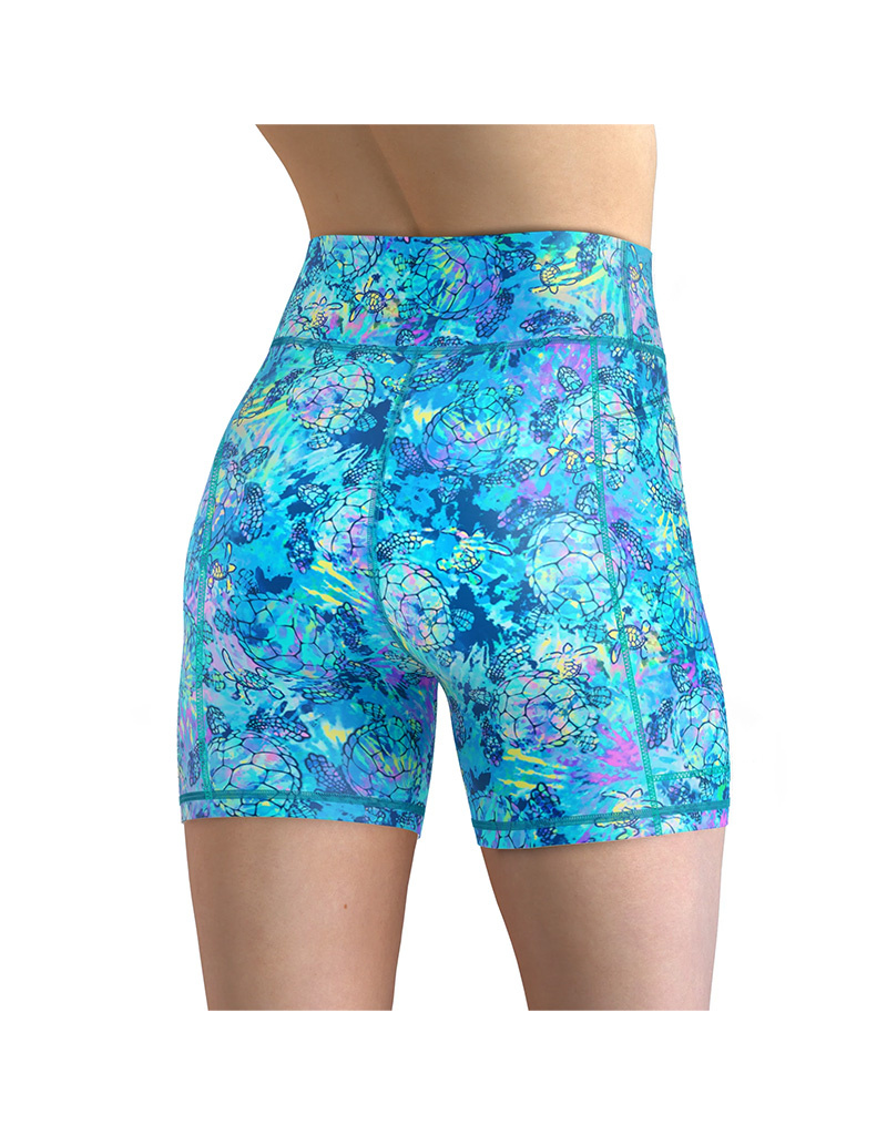 Spacefish Army Spacefish Army Eco-Friendly Turtle Tie Dye Shorts