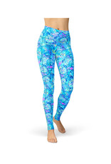 Spacefish Army Spacefish Army Eco-Friendly Turtle Tie Dye Contour Leggings