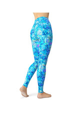 Spacefish Army Spacefish Army Eco-Friendly Turtle Tie Dye Contour Leggings