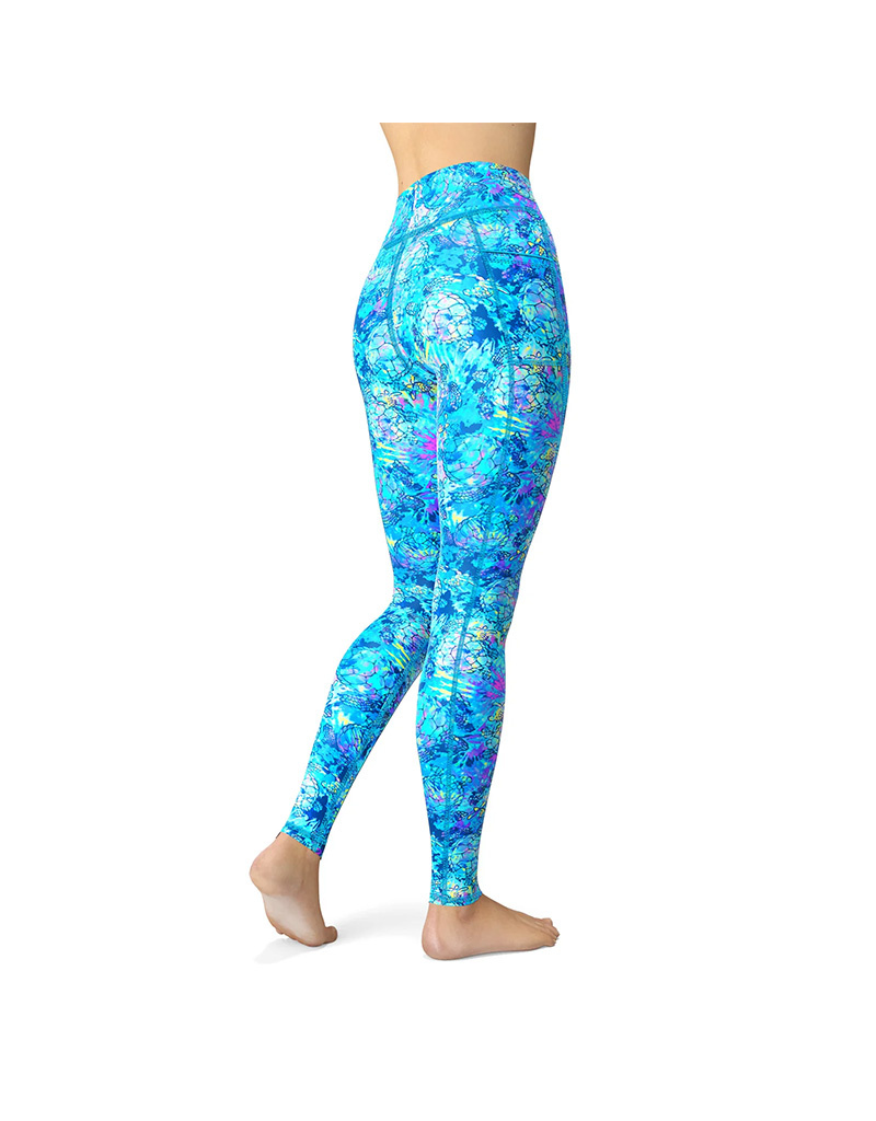 Spacefish Army Spacefish Army Eco-Friendly Turtle Tie Dye Contour Leggings