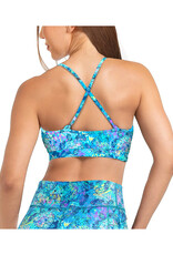 Spacefish Army Spacefish Army Eco-friendly Turtle Tie Dye Bikini Sports Bra  Hybrid