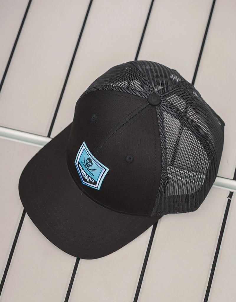 Haggard Pirate Haggard Pirate Shield Retro Trucker Hat