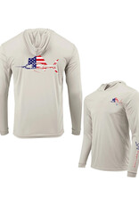 3rd ReefLine 3rd Reef Line Mens Tortuga with American Flag Offshore