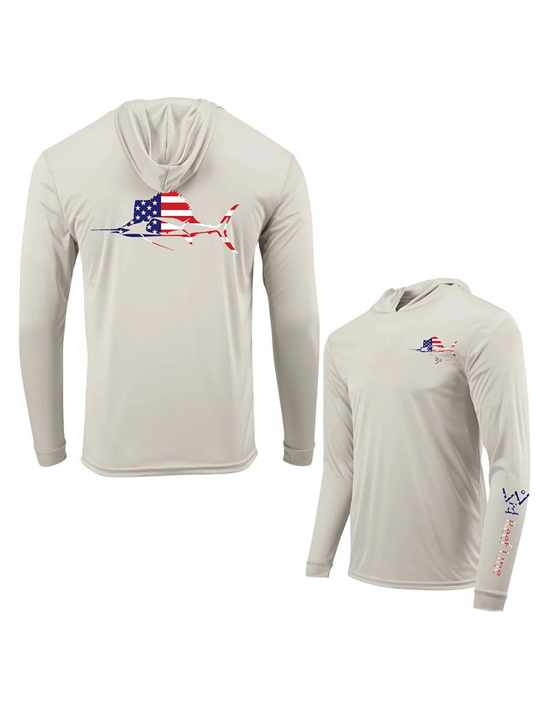 3rd ReefLine 3rd Reef Line Mens Tortuga with American Flag Offshore