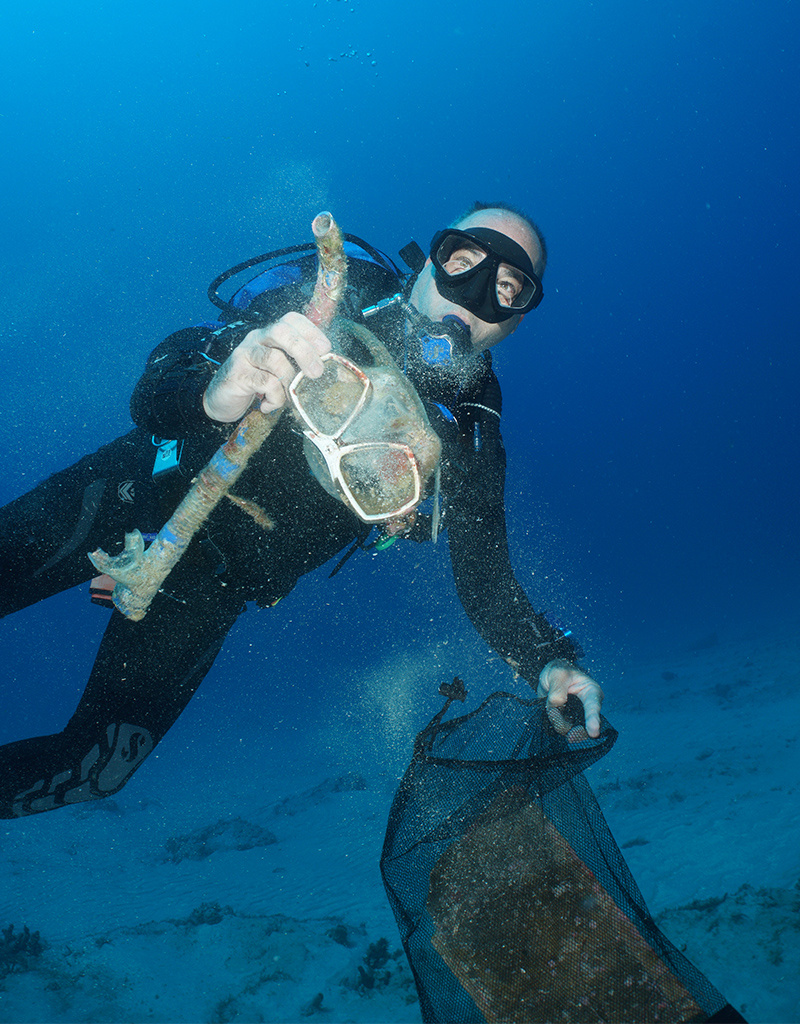 Force-E Beach Sweep Cleanup Dive
