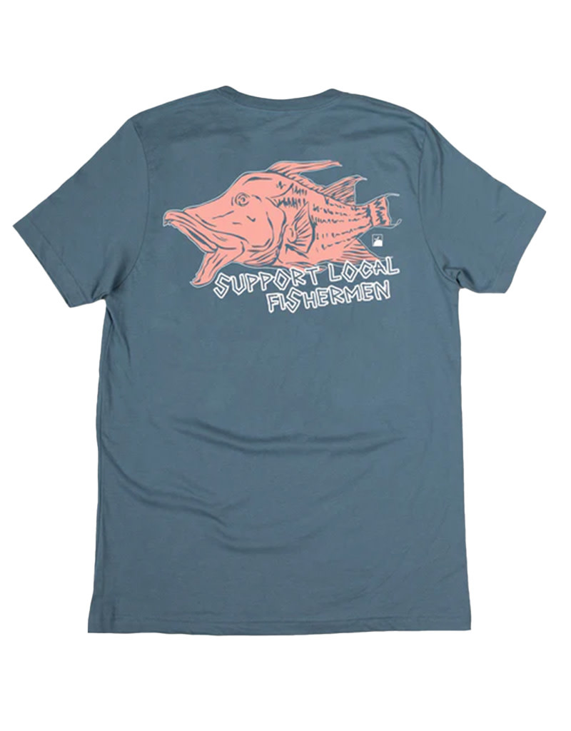 Flomotion Flomotion Support Local Fisherman Tee