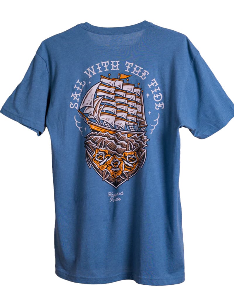Haggard Pirate Haggard Pirate With the Tide Tee