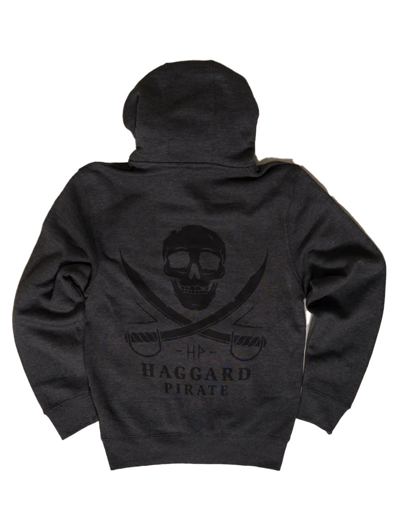 Haggard Pirate Haggard Pirate Skulled Zip Up
