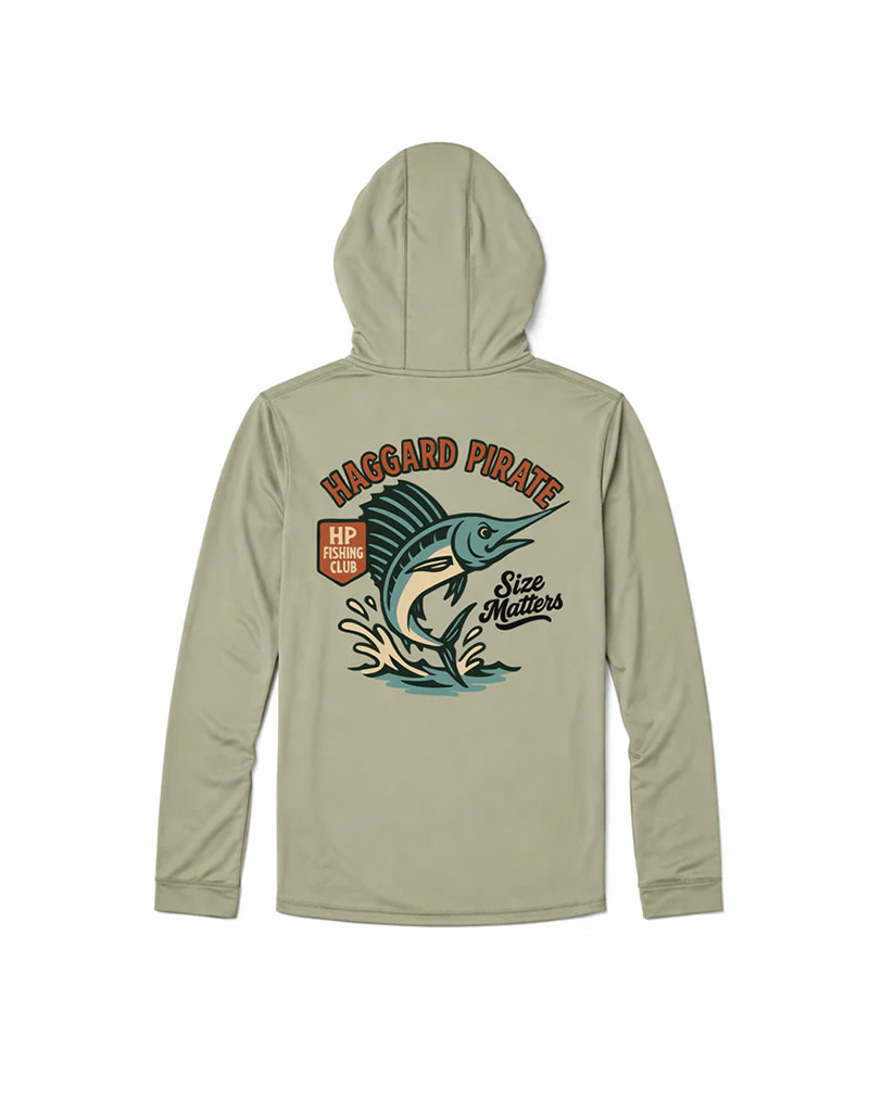 Haggard Pirate Haggard Pirate Flybridge Fishing Club UPF Hoodie