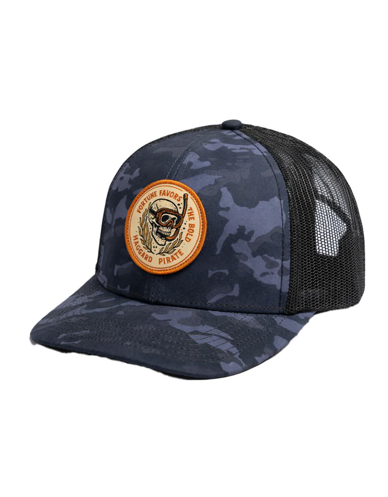 Haggard Pirate Haggard Pirate Skull Diver Retro Trucker