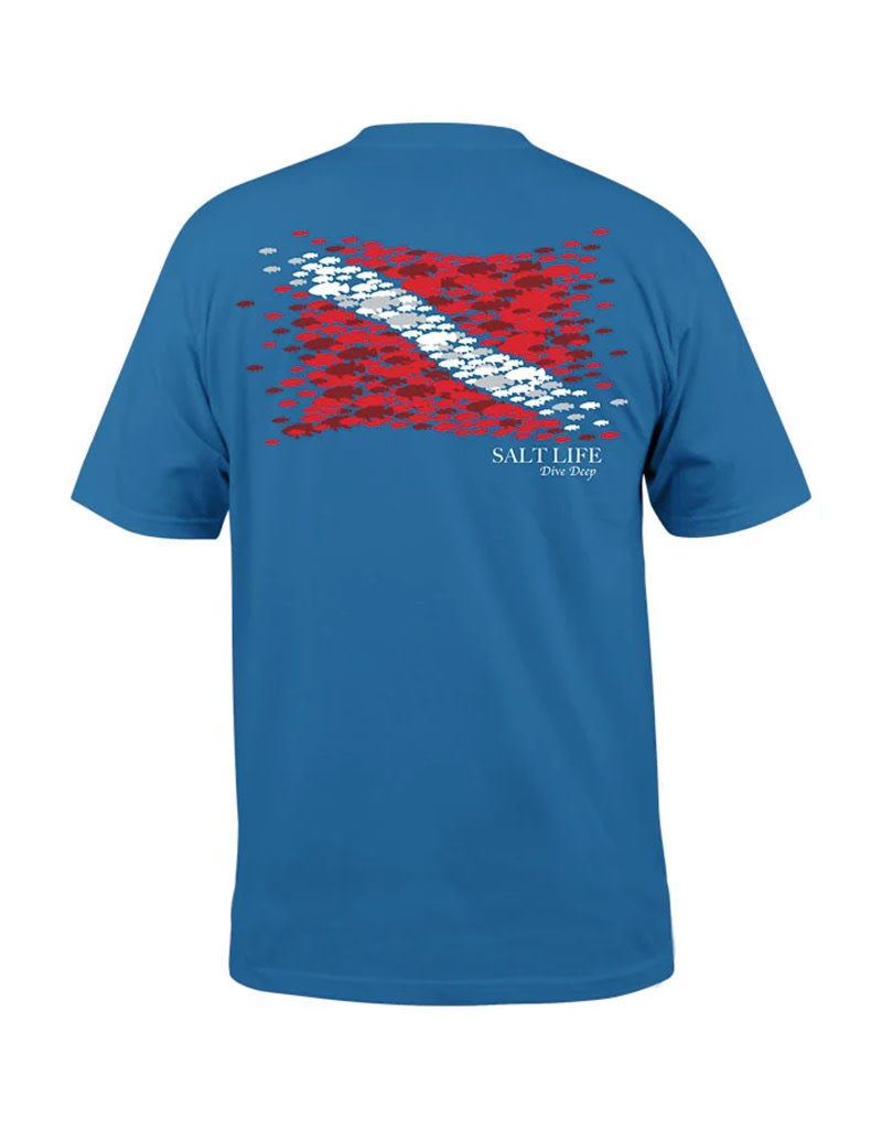 Saltlife LLC Salt Life Grouper Flag Shirt