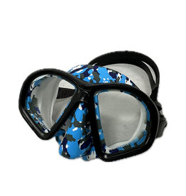 DIVE DIY FE Camo Mask Blue