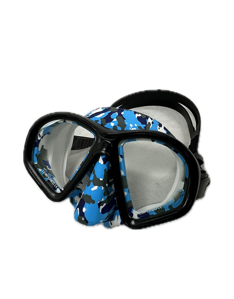 DIVE DIY FE Camo Mask Blue