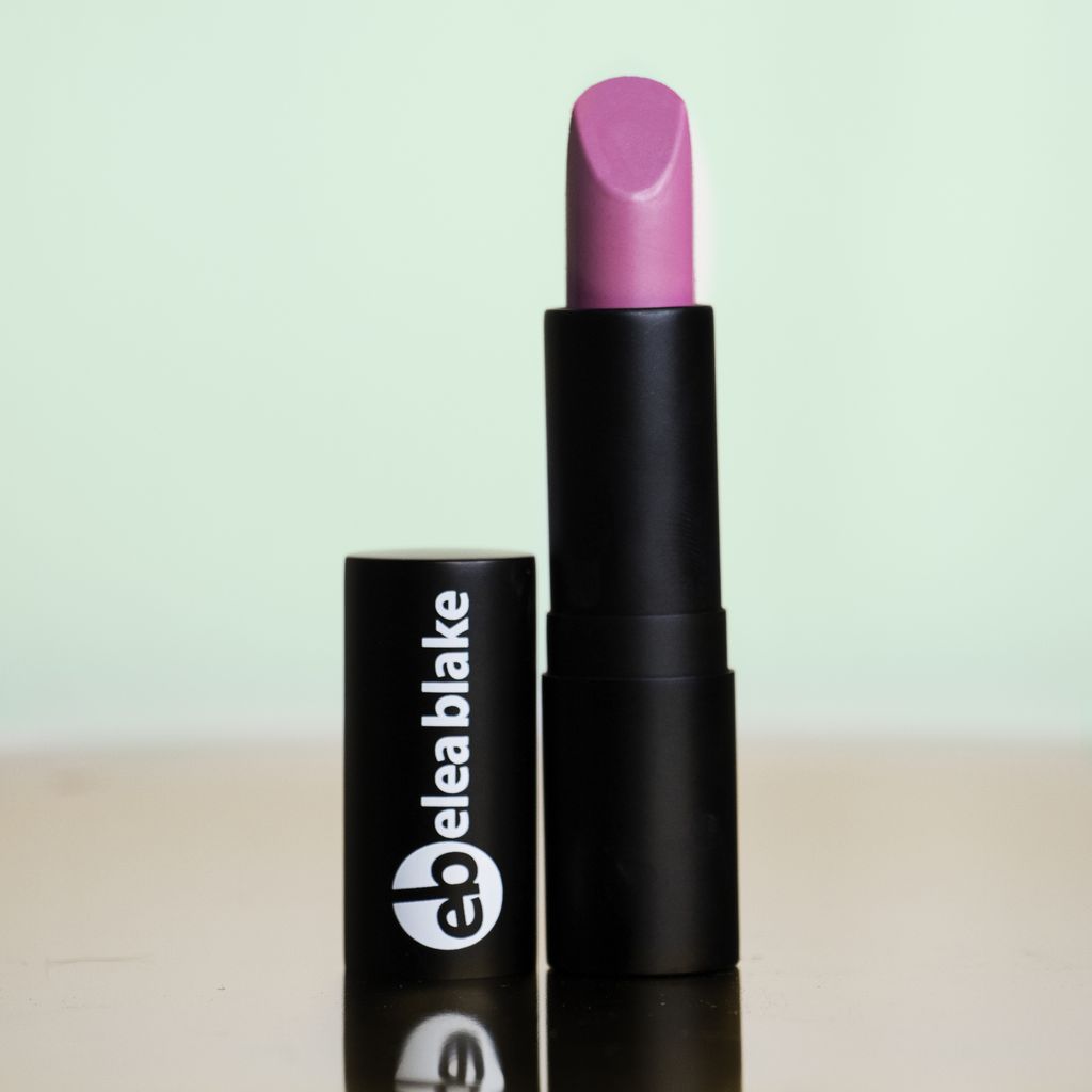 cool pink lipstick