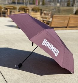 Storm Duds Storm Clip Vikings mini umbrella Maroon