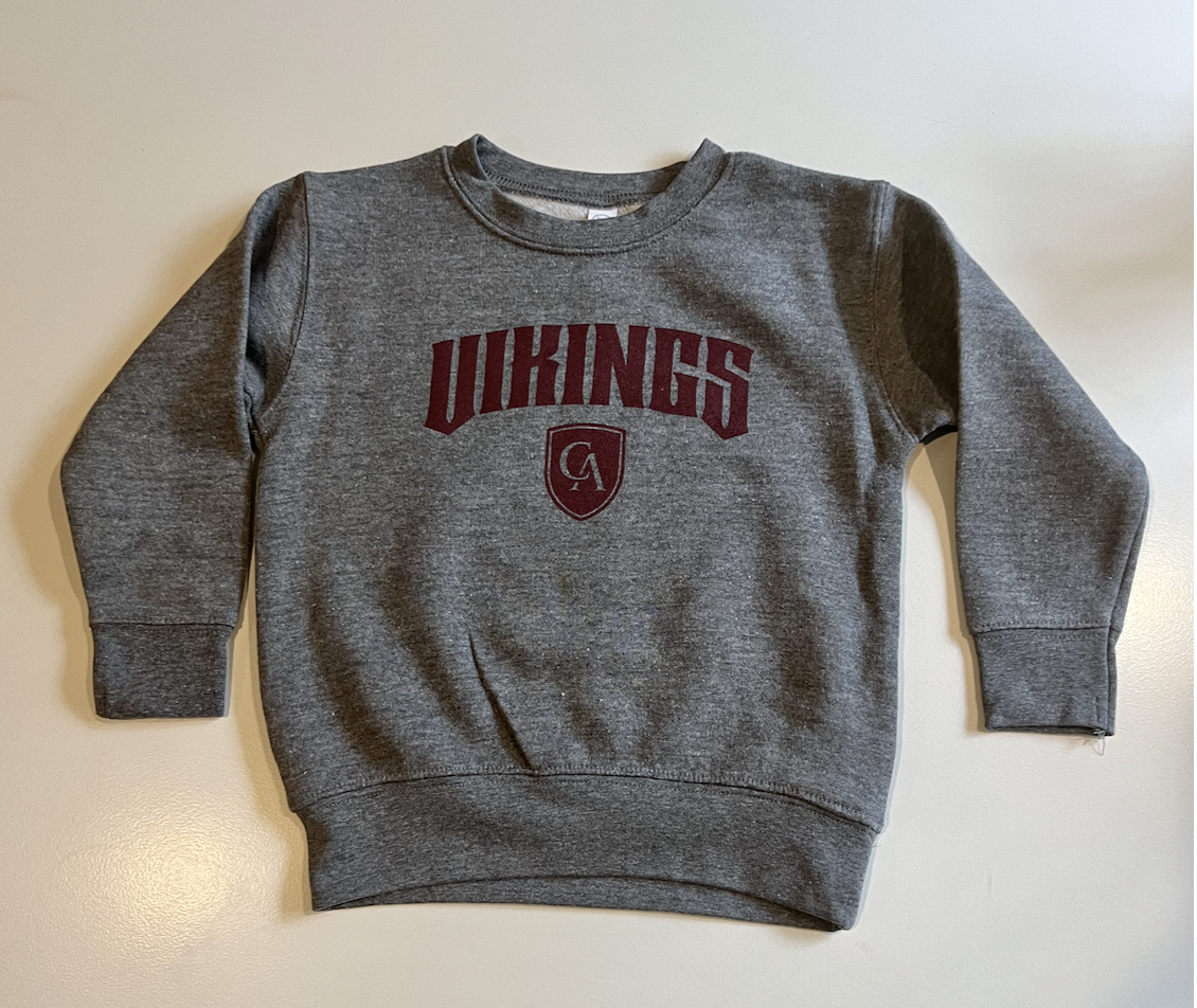 Rabbit Skins Toddler Viking Crew Sweatshirt - VIKING CORNER