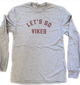 District Adult Let's Go Vikes Long Sleeve Tee