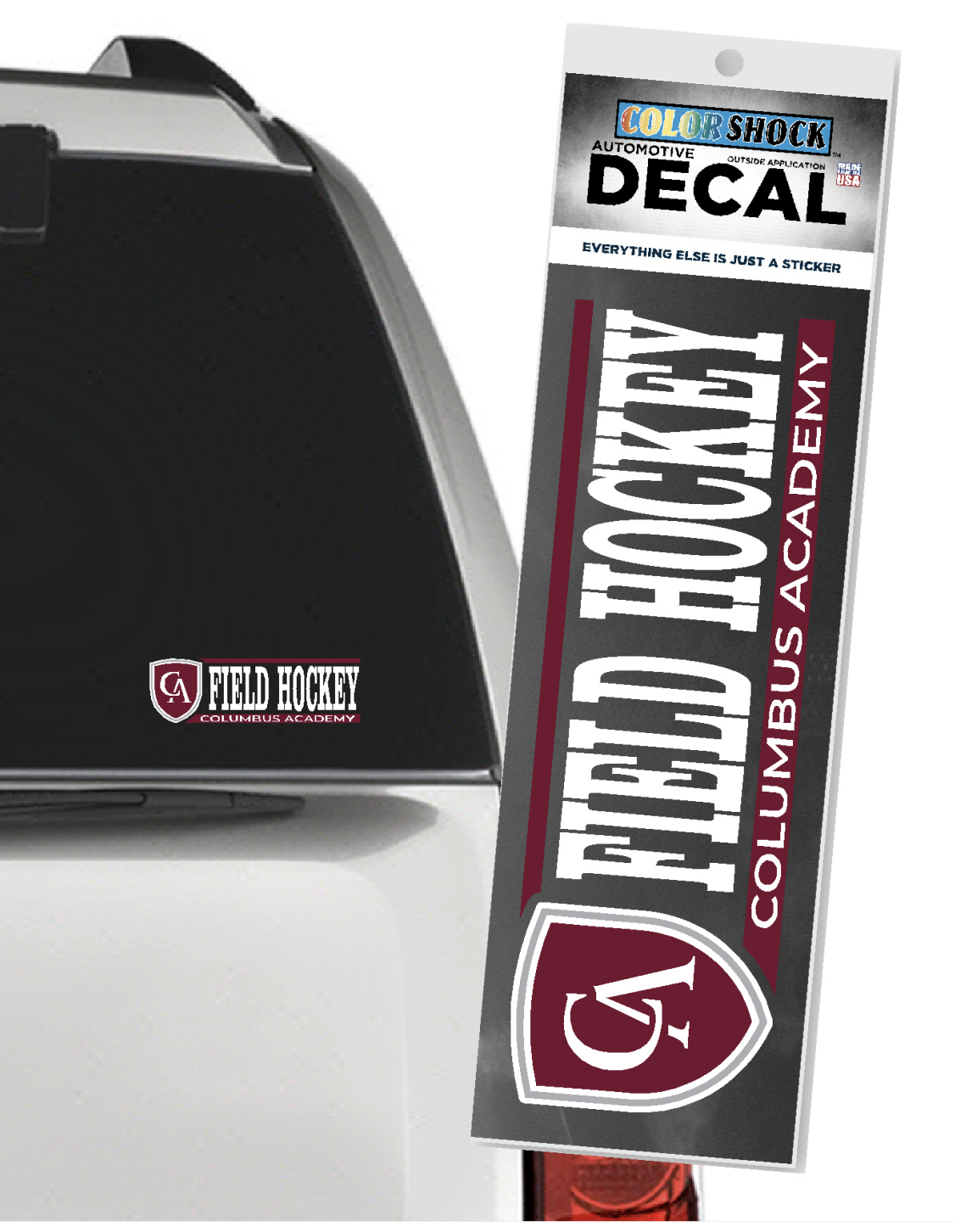 Colorshock Color Shock Sport Car Decal