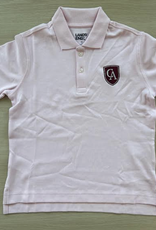 Lands End Youth Lands End Interlock Short Sleeve Polo with Shield