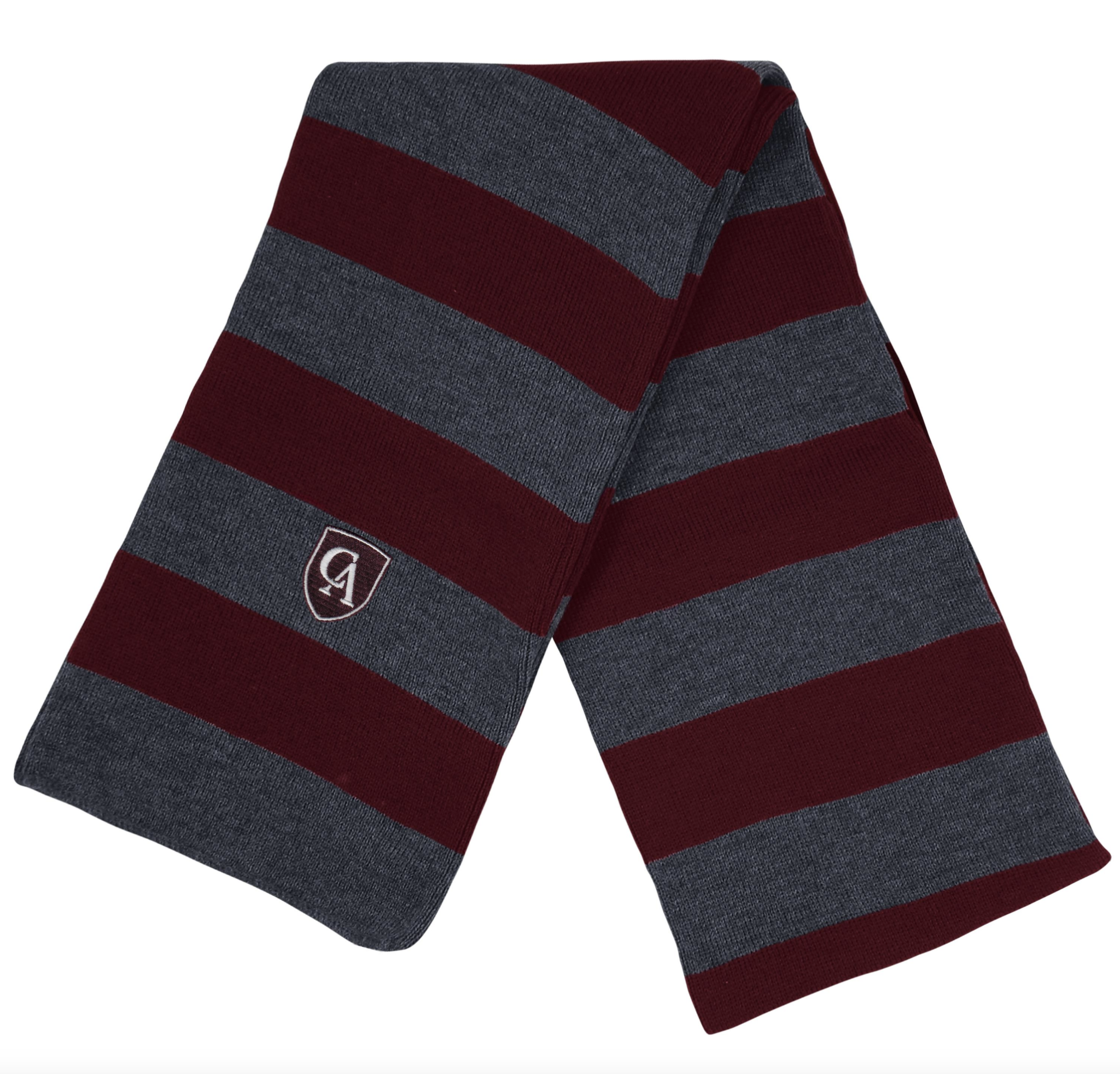 LogoFit Logofit Niagara striped knit scarf