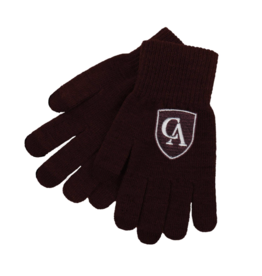 LogoFit Logofit Youth Knit Texting Glove  - Maroon