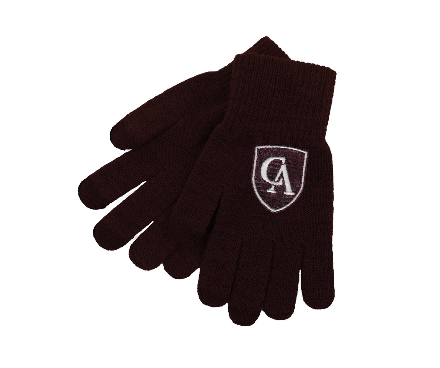 LogoFit Logofit Youth Knit Texting Glove  - Maroon