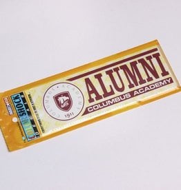 Colorshock Colorshock CA Alumni car stickers - rectangular