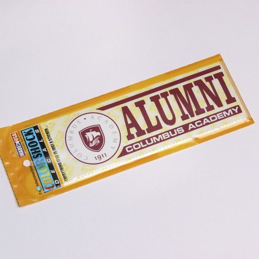 Colorshock Colorshock CA Alumni car stickers - rectangular