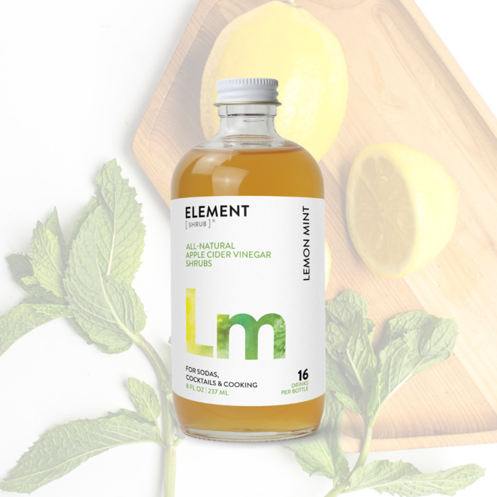 Element Lemon Mint Shrub, 8oz