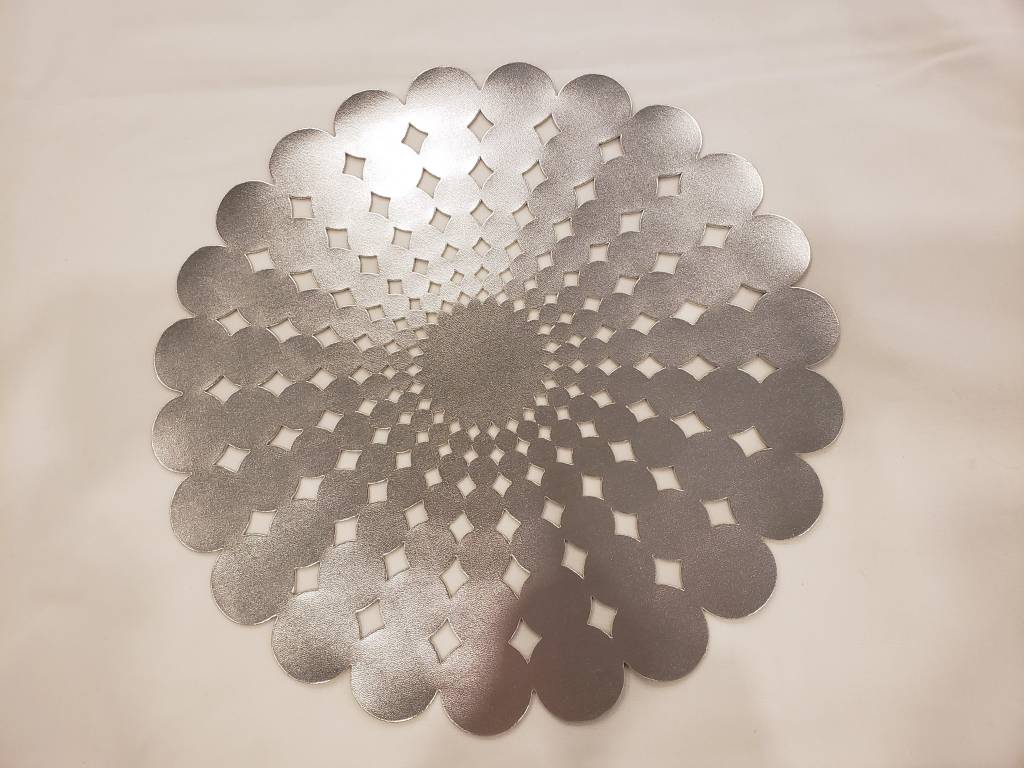 Flower Silver Placemat