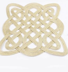 Square Gold Mesh Placemat