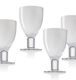 Galley White Goblets S/4