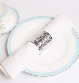 Hammered Silver Napkin Ring