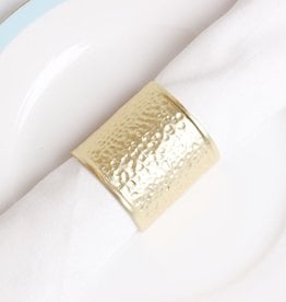 Hammered Gold Napkin Ring