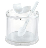 Waterdale Collection U Collection Marble Lucite Salt Water Dish w Spoon