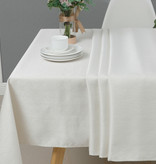 TC1326- 70 x 160 Jacquard White Silver Tablecloth