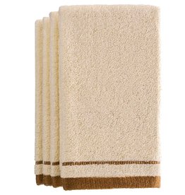 Ivory Terry Fingertip Towels Set of 4