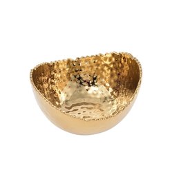 Extra Small Gold Oval Bowl