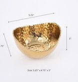 Extra Small Gold oval bowl