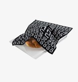 Apeloig Collection Challah Cover Hebrew Type Black