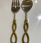 Lasoo Gold Serving Spoon set