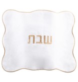 Wavy Gold Linen Challah Cover