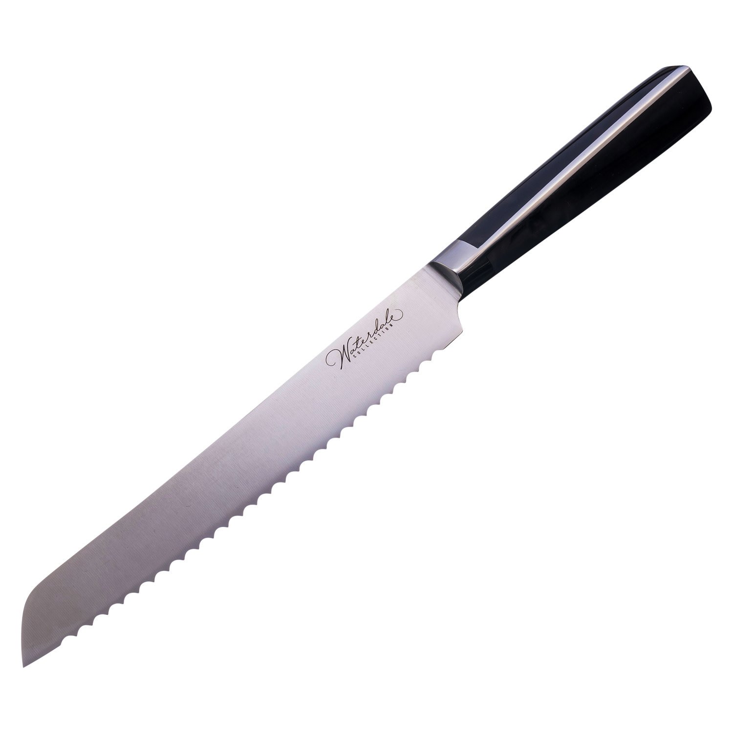 Waterdale Collection Metalucite Black Bread Knife