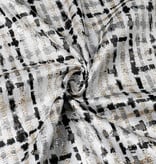 TC1349- 70 x 120 Jacquard Black Weave Tablecloth
