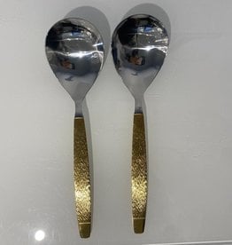 Cinne Citta Gold Serving Spoons