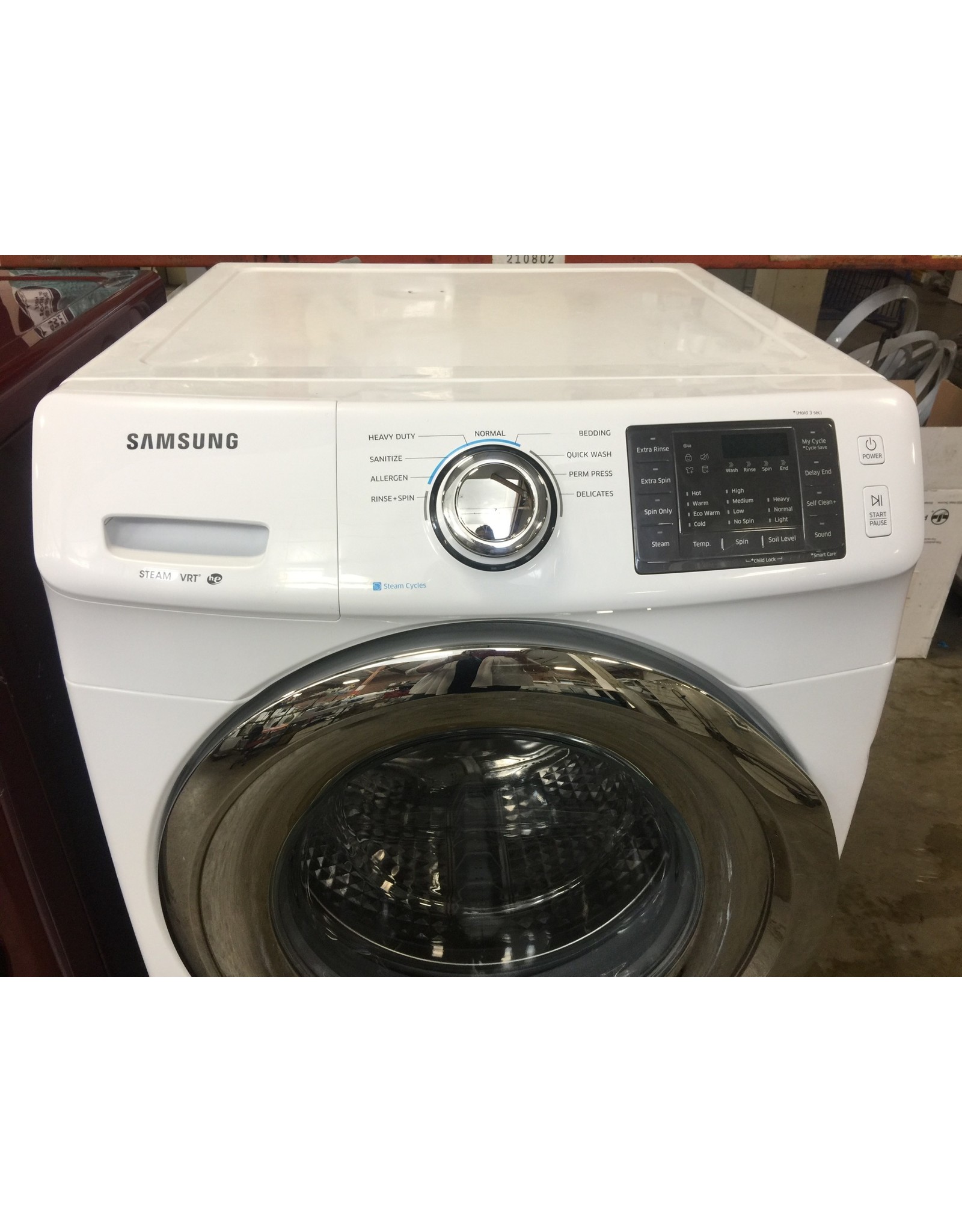 SAMSUNG SAMSUNG FRONT LOAD STEAM WASHING MACHINE Discount City Appliance