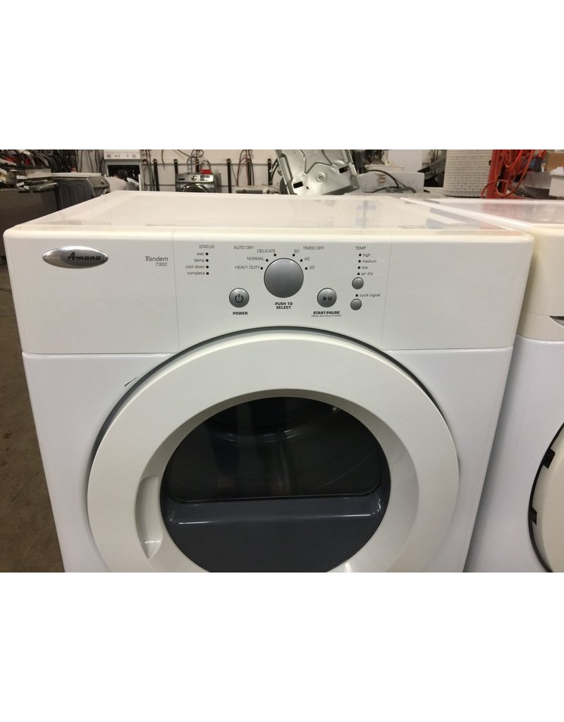 AMANA AMANA TANDEM 7300 FRONT LOAD DRYER W/PEDESTAL Discount City